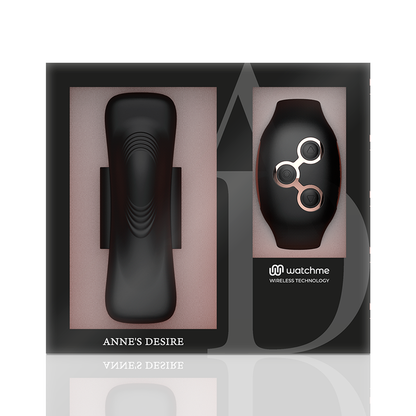 ANNE'S DESIRE - PANTY PLEASURE TECNOLOG A WATCHME BLACK/GOLD