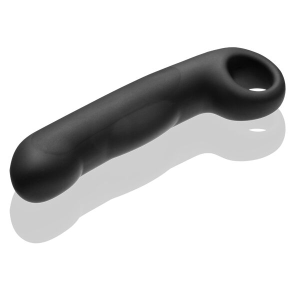 ELECTRASTIM - GODE NOIR EN SILICONE OVIDE