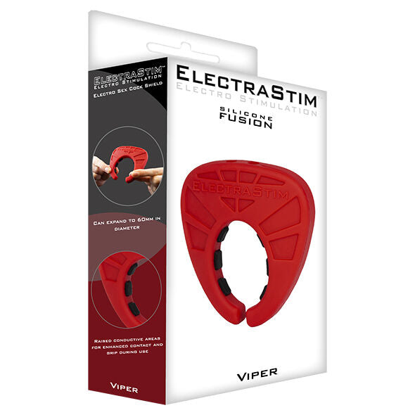 ELECTRASTIM - PROTECTION DE PÉNIS VIPER EN SILICONE FUSION