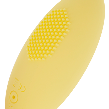 OHMAMA - HUEVO VIBRADOR TEXTURIZADO 10 MODOS AMARILLO