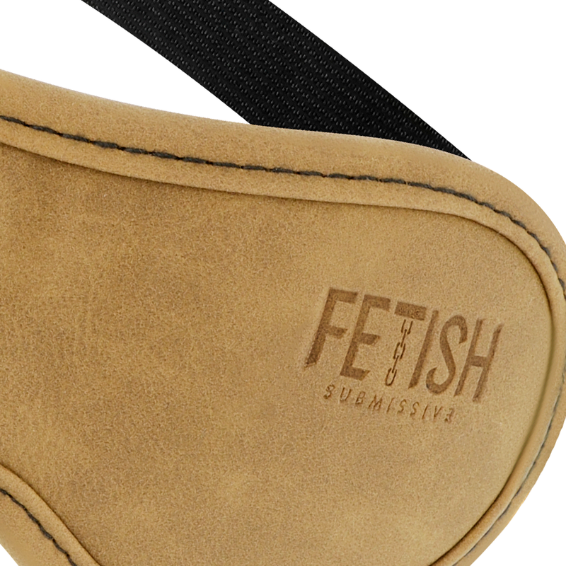 FETISH SUBMISSIVE ORIGIN - VEGAN LEATHER EYE MASK WITH NEOPRENE LINING