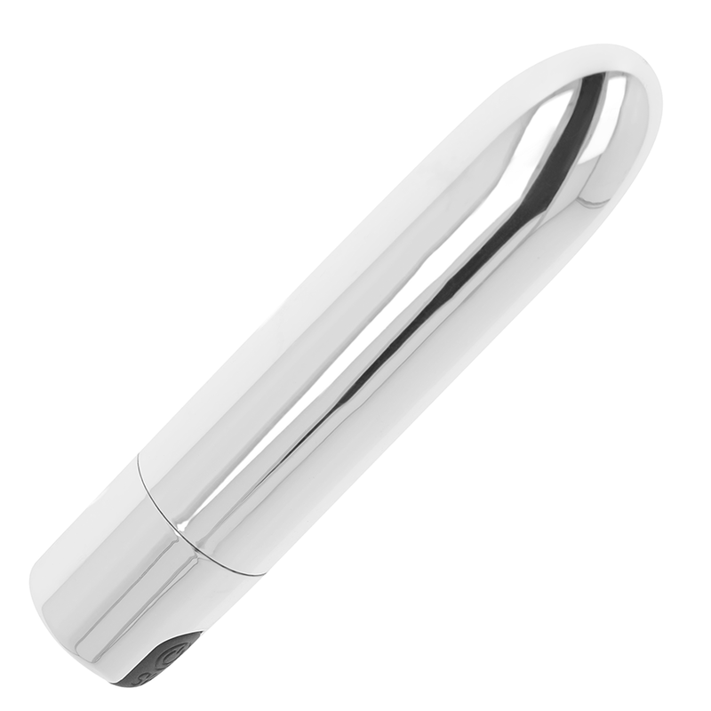 OHMAMA - SILVER VIBRATING BULLET 9.5 CM