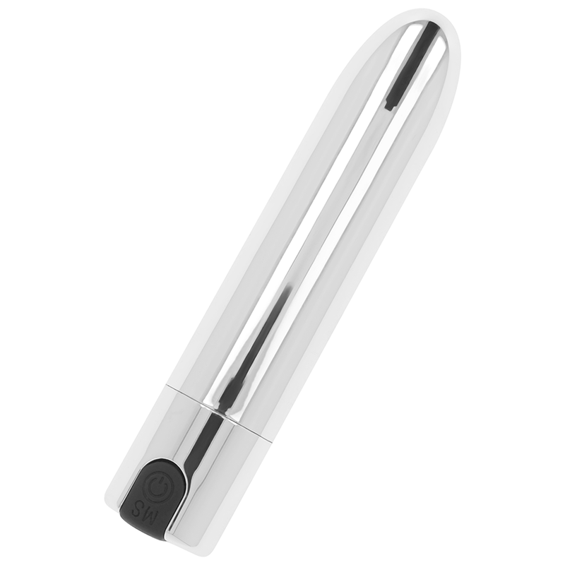 OHMAMA - SILVER VIBRATING BULLET 9.5 CM