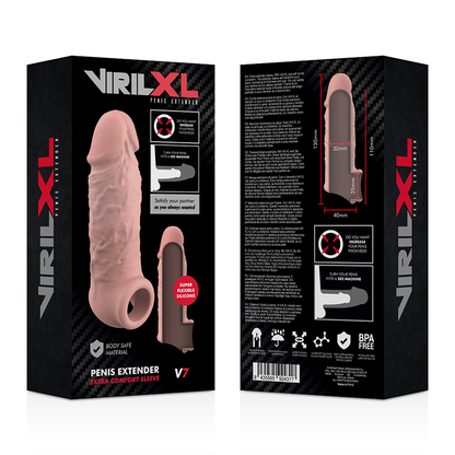 VIRILXL - LIQUID SILICONE V7 NATURAL PENIS EXTENSION