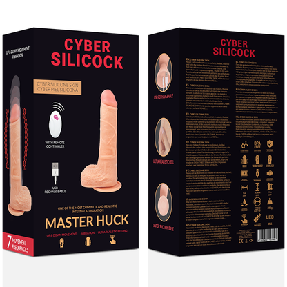 CYBER SILICOCK - REMOTE CONTROL REALISTIC MASTER HUCK 20.9 CM -O- 4 CM