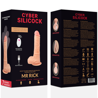 CYBER SILICOCK - CONTROL REMOTO REALISTA MR RICK 20,9 CM -O- 4 CM