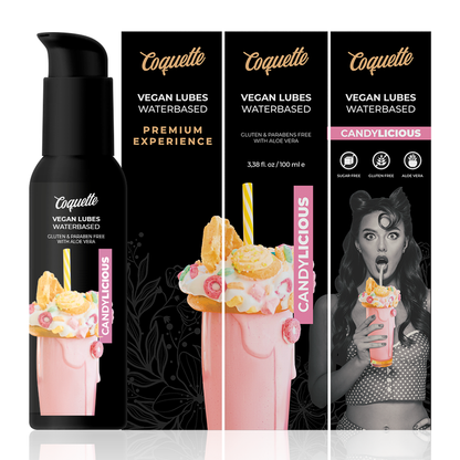 COQUETTE CHIC DESIRE - PREMIUM EXPERIENCE 100ML LUBRIFIANTS VEGAN CANDYLICIOUS