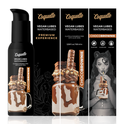 COQUETTE CHIC DESIRE - PREMIUM EXPERIENCE 100ML LUBRIFIANTS VEGAN CHOCOBROWNIE