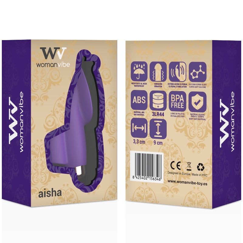 WOMANVIBE - DÉ À COUPER STIMULANT EN SILICONE AISHA