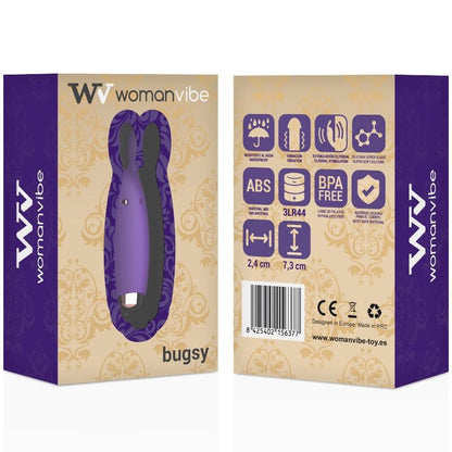 WOMANVIBE - BUGSY STIMULATEUR DE LAPIN EN SILICONE