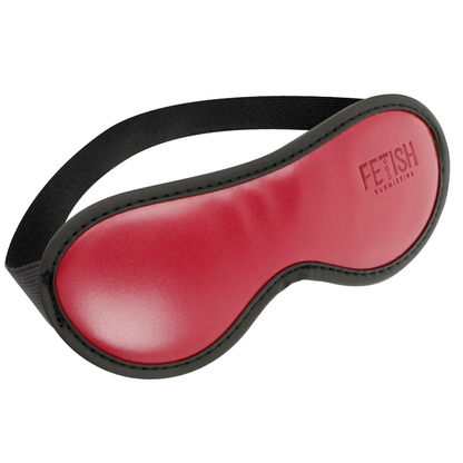 FETISH SUBMISSIVE DARK ROOM - VEGAN LEATHER EYE MASK WITH NEOPRENE LINING