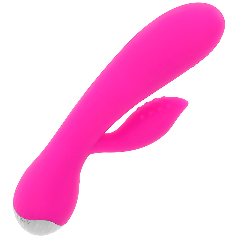 OHMAMA - VIBRADOR RECARGABLE CON CONEJO 10 MODOS DE VIBRACIÓN 19 CM