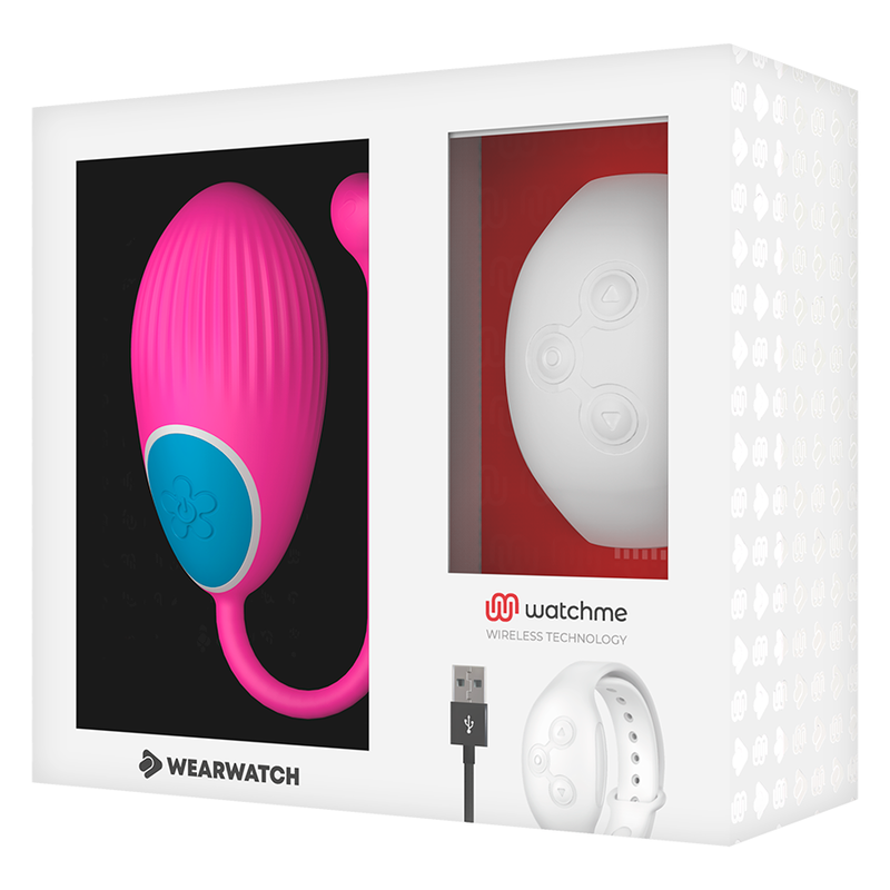 WEARWATCH - WATCHME FUCHSIA TECHNOLOGIE TÉLÉCOMMANDE EGG / NIVEO