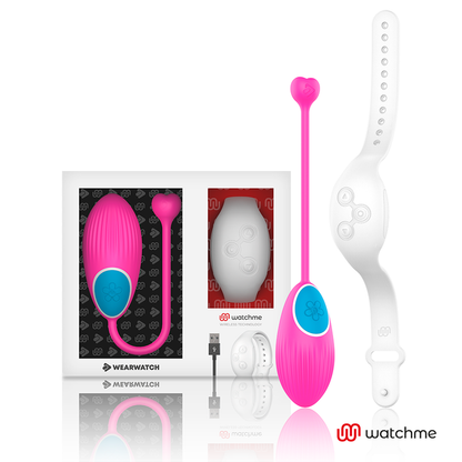 WEARWATCH - WATCHME FUCHSIA TECHNOLOGIE TÉLÉCOMMANDE EGG / NIVEO
