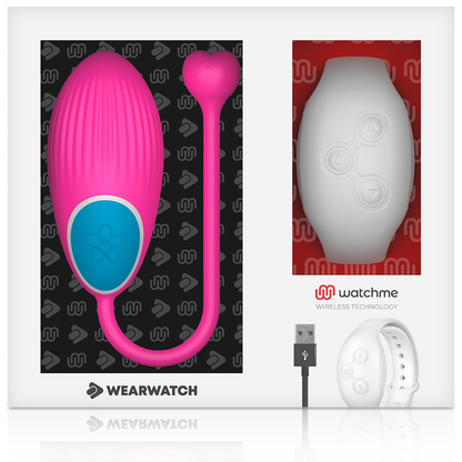 WEARWATCH - WATCHME FUCHSIA TECHNOLOGIE TÉLÉCOMMANDE EGG / NIVEO
