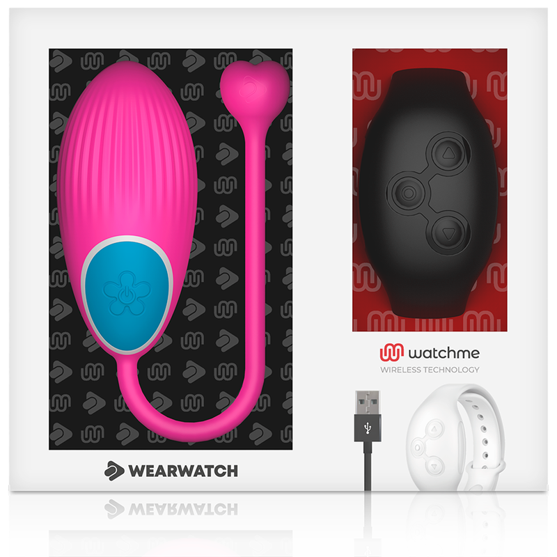 WEARWATCH - TÉLÉCOMMANDE WATCHME TECHNOLOGIE OEUF FUCHSIA / JET