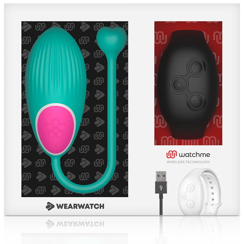 WEARWATCH - WATCHME TECHNOLOGY REMOTE CONTROL EGG AQUAMARINE / JET