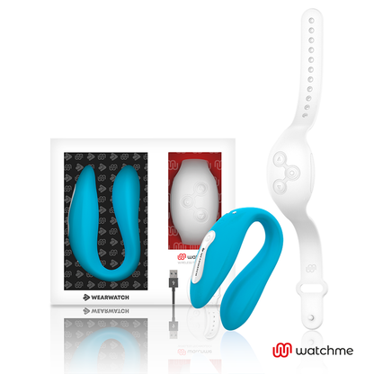 WEARWATCH - WATCHME TECNOLOGÍA DUAL VIBRADOR INDIGO/SNOW