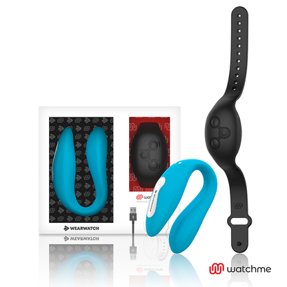 WEARWATCH - WATCHME TECNOLOGÍA DUAL VIBRADOR INDIGO / JET