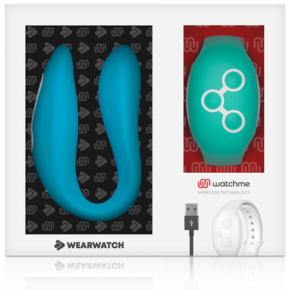 WEARWATCH - DUAL TECHNOLOGY WATCHME VIBRATOR INDIGO/SEAWATER