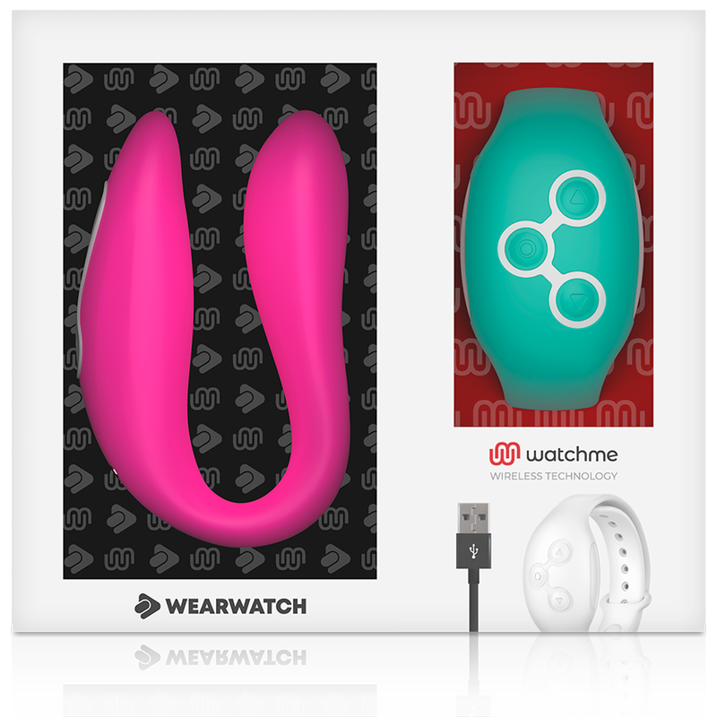 WEARWATCH - DUAL TECHNOLOGY WATCHME VIBRATOR FUCHSIA / SEAWATER