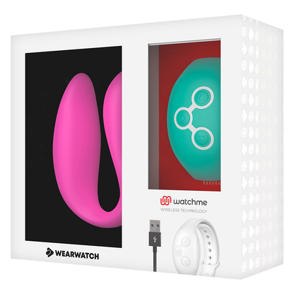 WEARWATCH - DUAL TECHNOLOGY WATCHME VIBRATOR FUCHSIA / SEAWATER