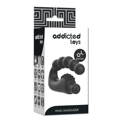 ADDICTED TOYS - MASSEUR ANAL PROSTATIQUE AVEC VIBRATIONS