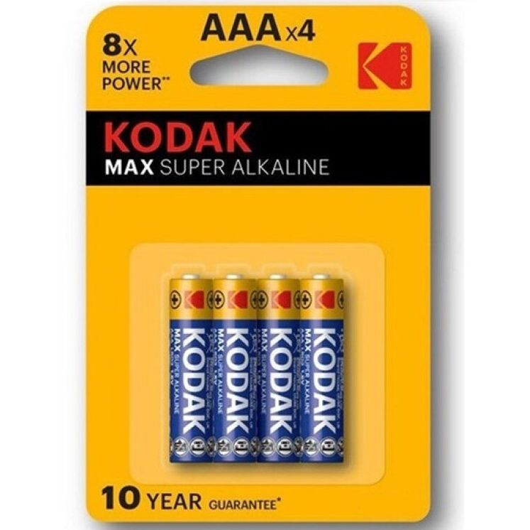 KODAK - MAX SUPER PILE ALCALINE AAA LR03 BLISTER * 4