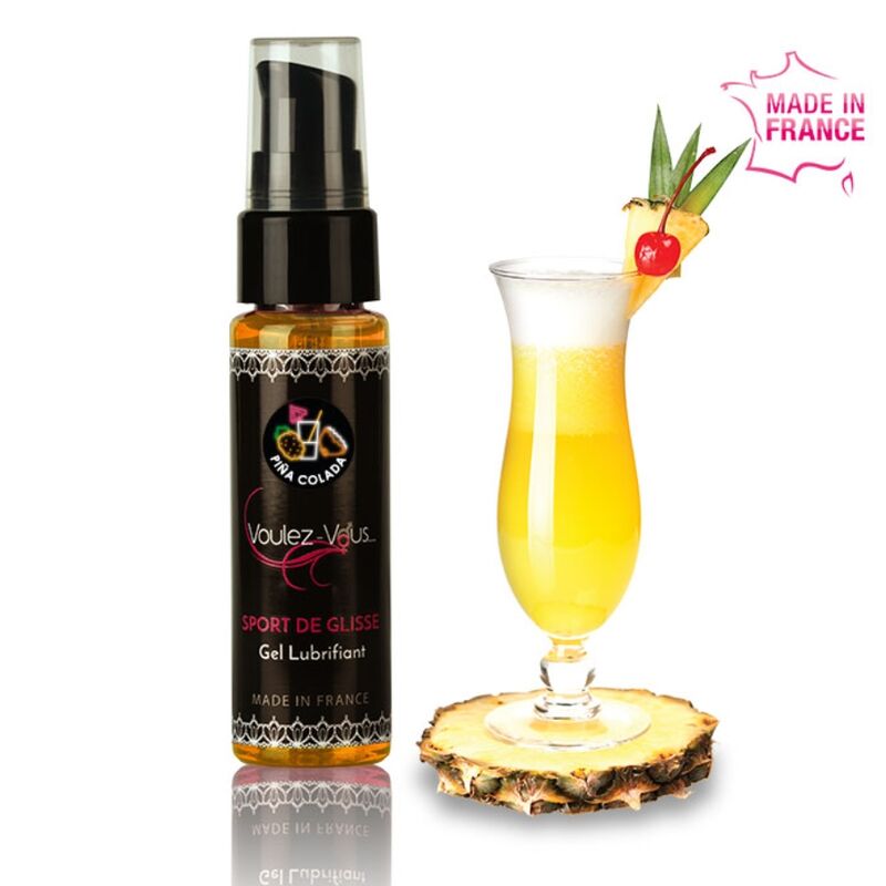 VOULEZ-VOUS - LUBRICANTE A BASE DE AGUA - PIÑA COLADA - 35 ML